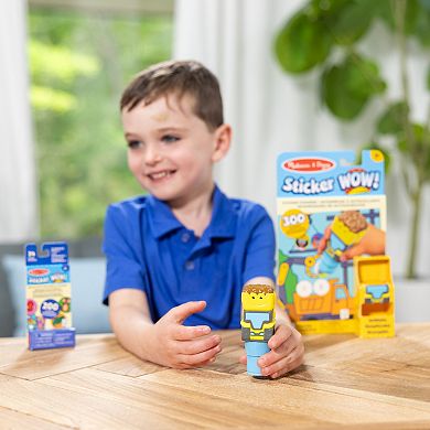 Melissa & Doug Sticker WOW!™ Activity Pad & Bulldozer Sticker Stamper