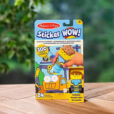 Melissa & Doug Sticker WOW!™ Activity Pad & Bulldozer Sticker Stamper