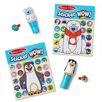 Melissa & Doug Sticker WOW!® Activity Pads & Sticker Stampers Winter Value Pack