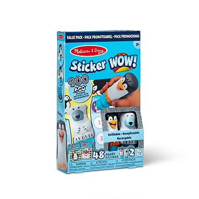 Melissa & Doug Sticker WOW!® Activity Pads & Sticker Stampers Winter Value Pack