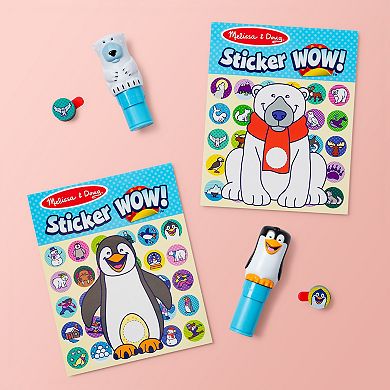 Melissa & Doug Sticker WOW!® Activity Pads & Sticker Stampers Winter Value Pack