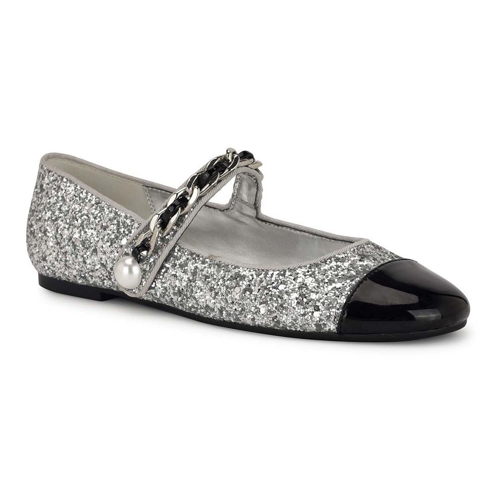 Nine west glitter flats online