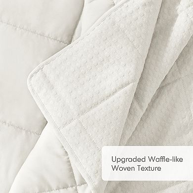 510 Design Mina Waffle Weave Textured Quilt Set