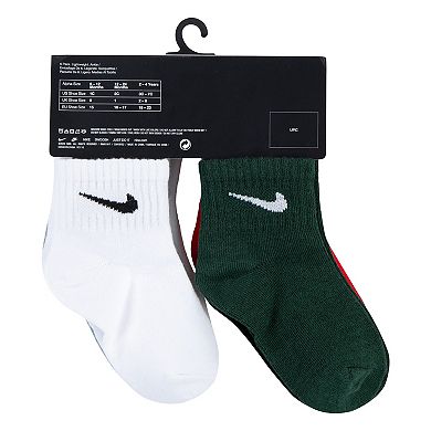 Baby & Toddler Nike 6-Pack Holiday Crew Socks