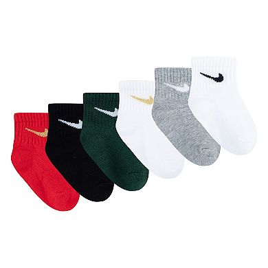 Baby & Toddler Nike 6-Pack Holiday Crew Socks