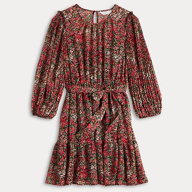 Women's LC Lauren Conrad Pleated Sleeve Mini Dress