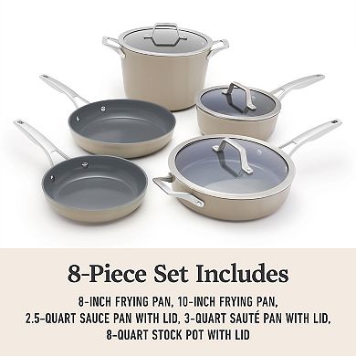 Calphalon Premier Ceramic Nonstick 8-pc. Cookware Set