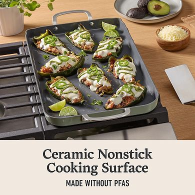 Calphalon Ceramic Nonstick Double Stovetop Griddle