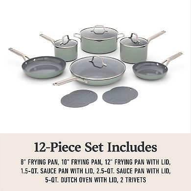 Calphalon Ceramic Nonstick 12-pc. Cookware Set
