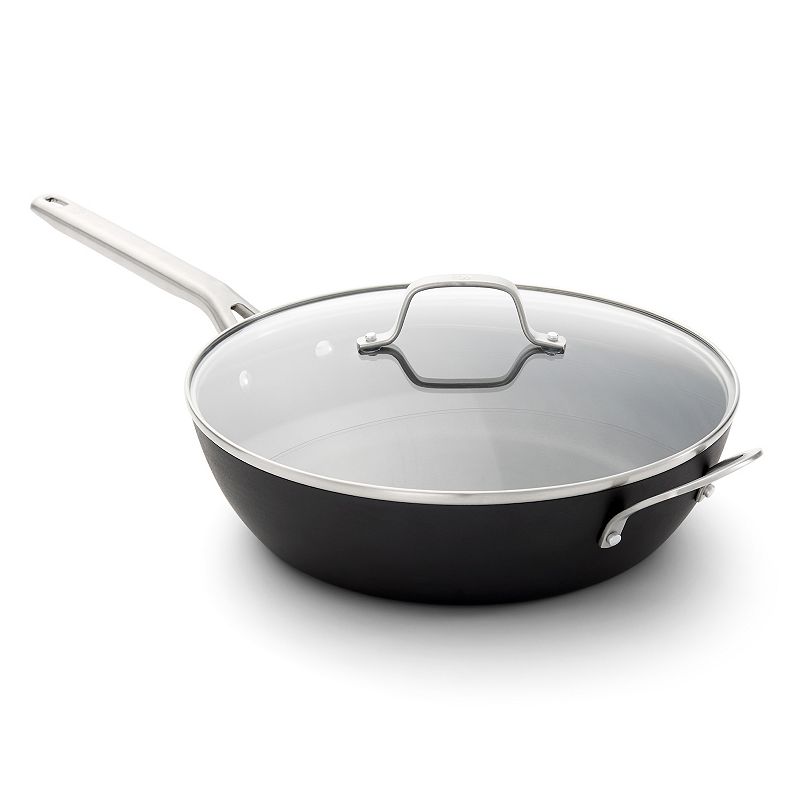 Calphalon 12" Hard Anodized Nonstick Jumbo Fry Pan with Lid