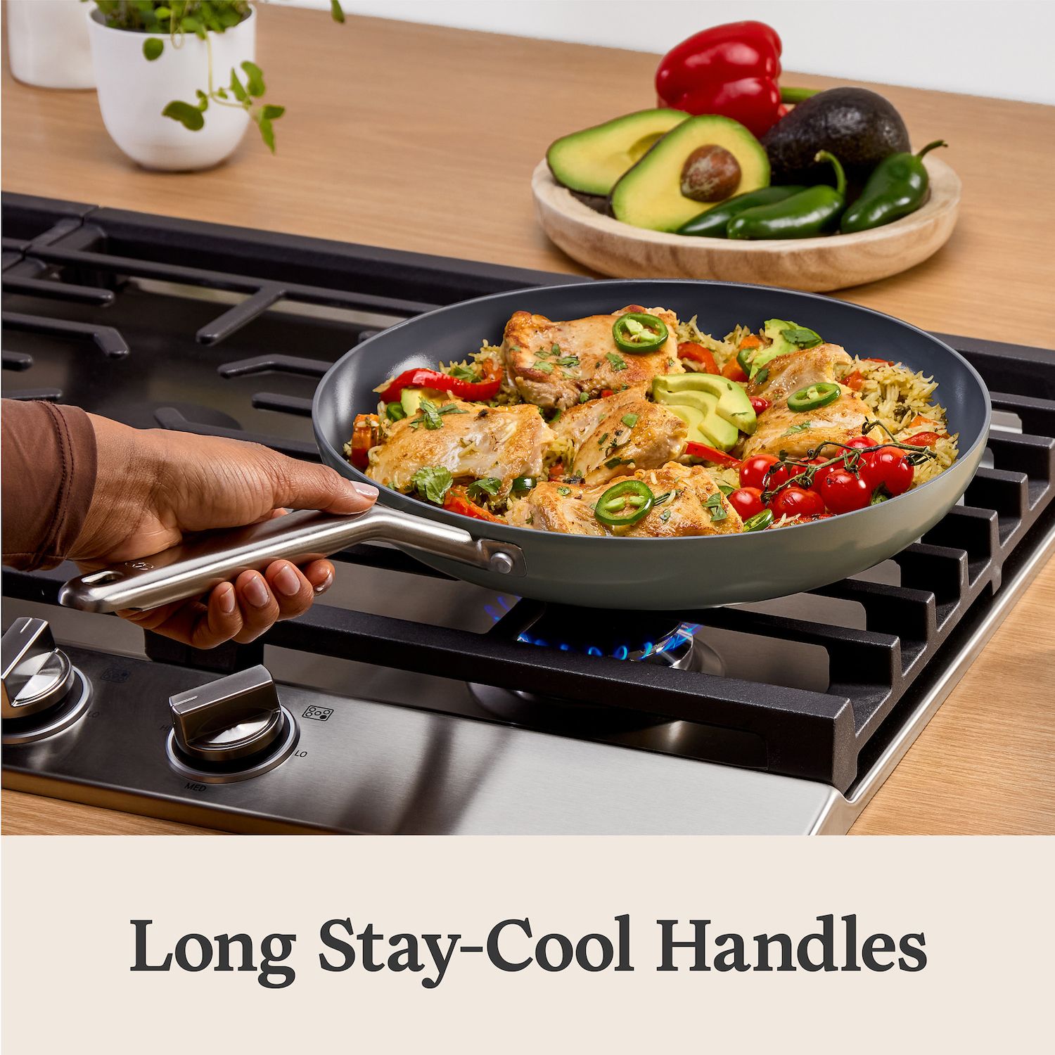 Calphalon Ceramic Nonstick Frying Pan - Thumbnail 4
