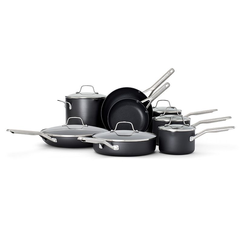 Calphalon® Hard-Anodized Aluminum Nonstick 14-pc. Cookware Set, None