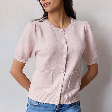 Women's LC Lauren Conrad Short Sleeve Cardigan