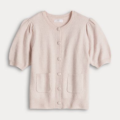 Women's LC Lauren Conrad Short Sleeve Cardigan