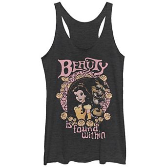 Disney's Beauty And The Beast Beauty Is Found Within Juniors' Racerback Tank Top