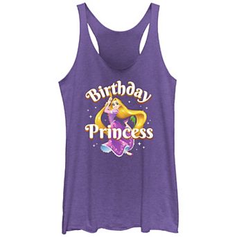 Disney's Tangled Rapunzel Birthday Princess Juniors' Racerback Tank Top