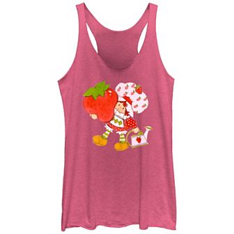 Juniors' Strawberry Shortcake Berry Special Walk Racerback Tank Top