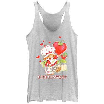 Juniors' Strawberry Shortcake Life Is Sweet Racerback Tank Top