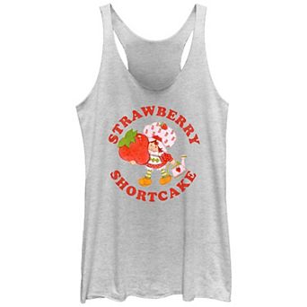 Juniors' Strawberry Shortcake Vintage Racerback Tank Top