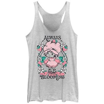 Juniors' Strawberry Shortcake Always Blooming Racerback Tank Top
