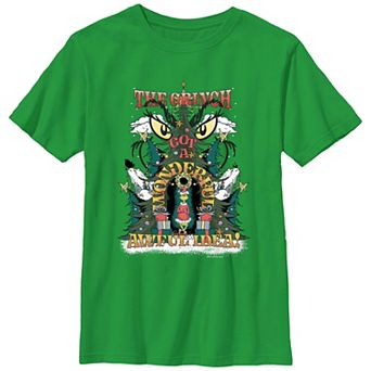 Boys 8-20 Dr. Seuss Grinch Got A Wonderful Awful Idea Graphic Tee