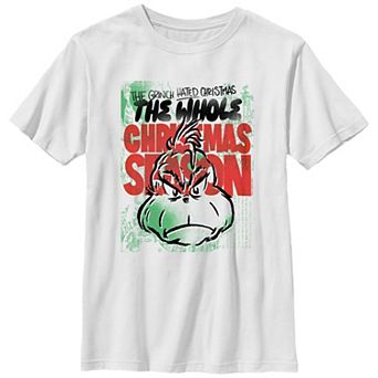 Boys 8-20 Dr. Seuss Grinch The Whole Christmas Season Graphic Tee