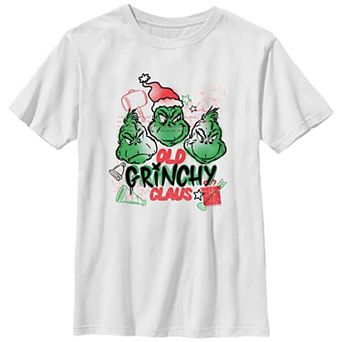 Boys 8-20 Dr. Seuss Old Grinchy Claus Graphic Tee