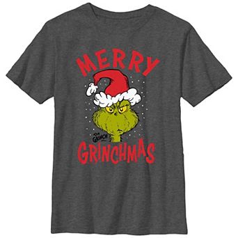 Boys 8-20 Dr. Seuss Grinch Airbrush Background Graphic Tee