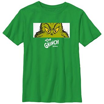 Boys 8-20 Dr. Seuss Grinch Naughty Eyes Graphic Tee