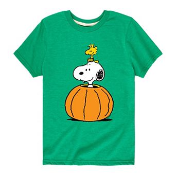 Boys 8-20 Peanuts Snoopy Woodstock Pumpkin Graphic Tee