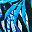 Blue Painterly Leaves