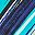 Turq Painterly Stripe