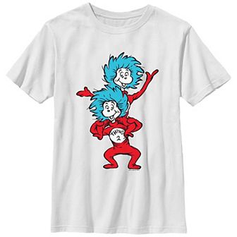 Boys 8-20 Dr. Seuss Thing 1 And Thing 2 Graphic Tee