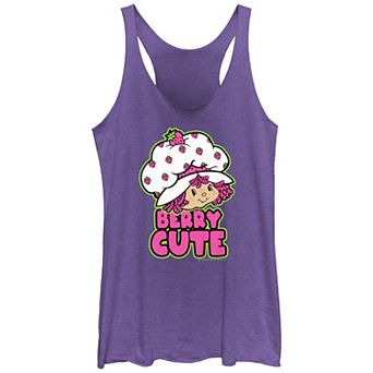 Juniors' Strawberry Shortcake Berry Cute Racerback Tank Top