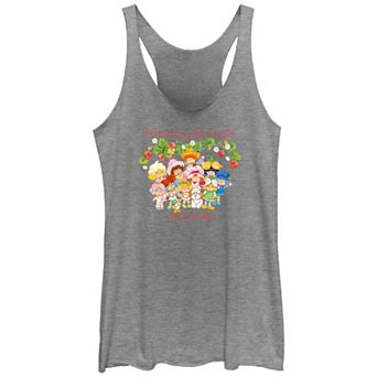 Juniors' Strawberry Shortcake And Friends Together Racerback Tank Top