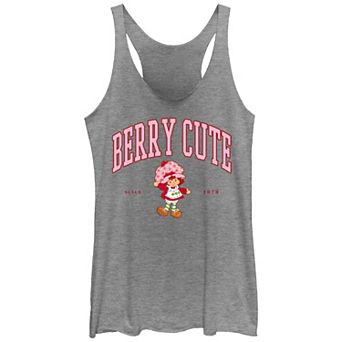 Juniors' Strawberry Shortcake Berry Cute Since 1979 Racerback Tank Top
