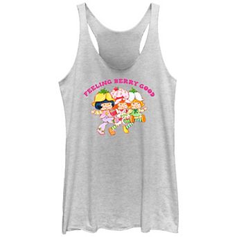 Juniors' Strawberry Shortcake Feeling Berry Good Racerback Tank Top