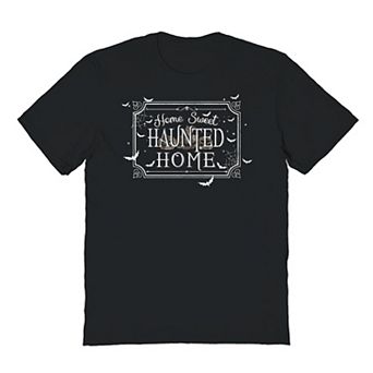 Men's Home Sweet Haunted Home Halloween Graphic Tee