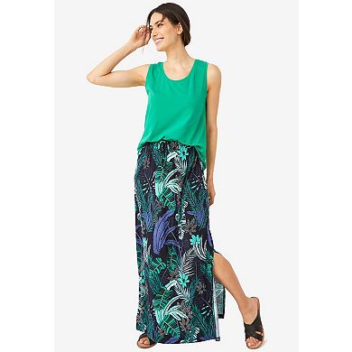 Ellos Plus Size Knit Maxi Skirt