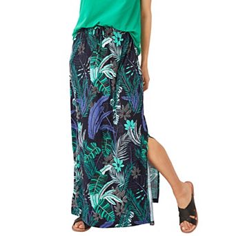 ellos Plus Size Knit Maxi Skirt