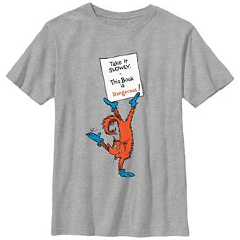 Boys 8-20 Dr. Seuss This Book Is Dangerous Graphic Tee