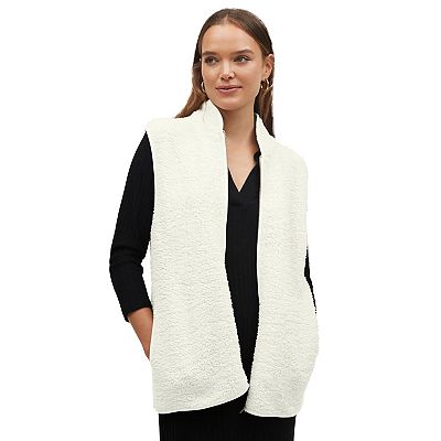 ellos Plus Size Sherpa Vest
