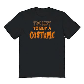 Men's Too Lazy Halloween Graphic Tee