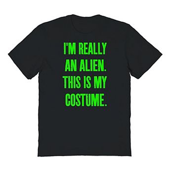 Men's Really An Alien Halloween Graphic Tee