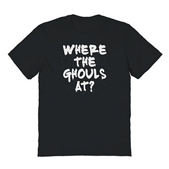 Men's Where Ghouls At Halloween Graphic Tee