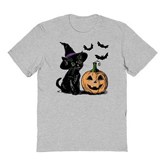 Men's Halloween Kitty Halloween Graphic Tee