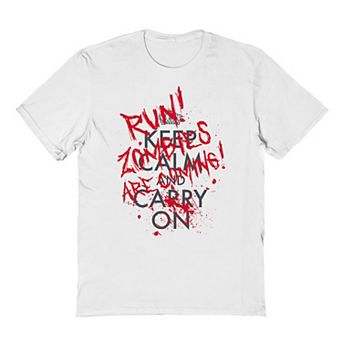 Men's Zombies Are Coming Halloween Graphic Tee