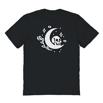 Men's Moth Coffin Front Halloween Graphic Tee