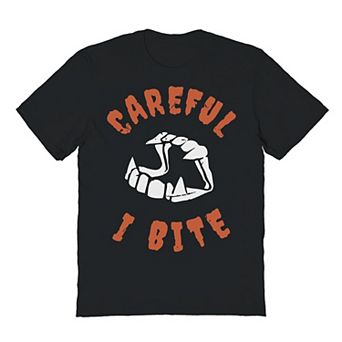 Men's Careful Bite Halloween Graphic Tee
