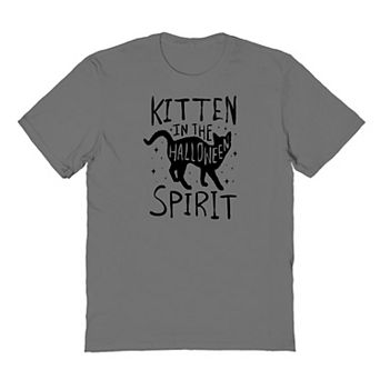Men's Kitten Spirit Halloween Graphic Tee